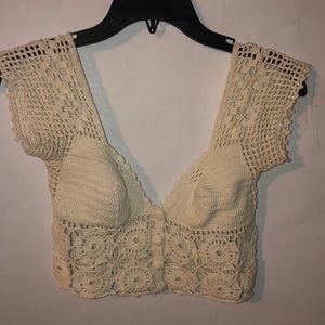 Crochet crop top